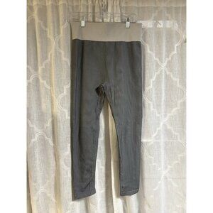 DSG X TWITCH ALLISON Women's Seamless Iridescent Legging Carbon Grey Ribbed XL